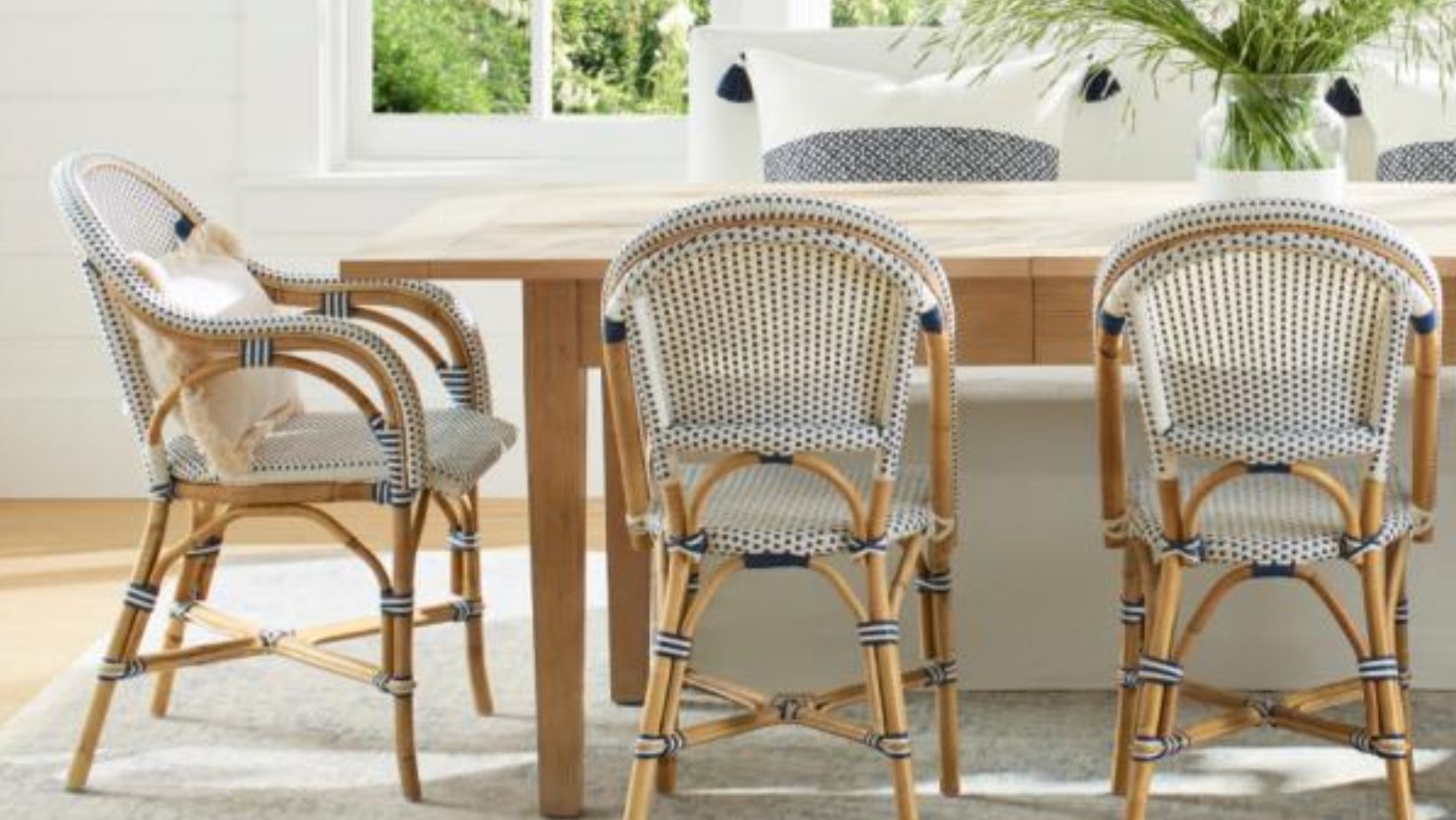 How to Use French-Style Bistro Rattan Chairs?